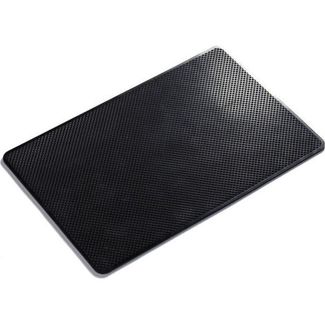 Tapis Antidérapant Voiture Tableau de Bord,27x 15cm,Auto-Adhésif Tapis Intérieur de Voiture en Gel de Silicone Lavable Réutilisable pour Téléphone Portable, Clés, Pièces de Monnaie (1/5)