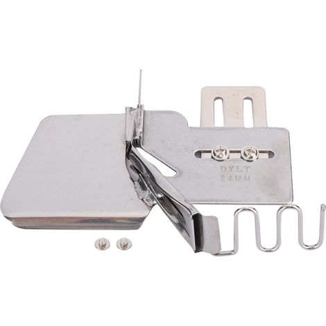 Machine à coudre à point noué contrôlée par ordinateur avec ourleuse 4 plis et ruban de reliure 24mm pour accessoires industriels (1/5)