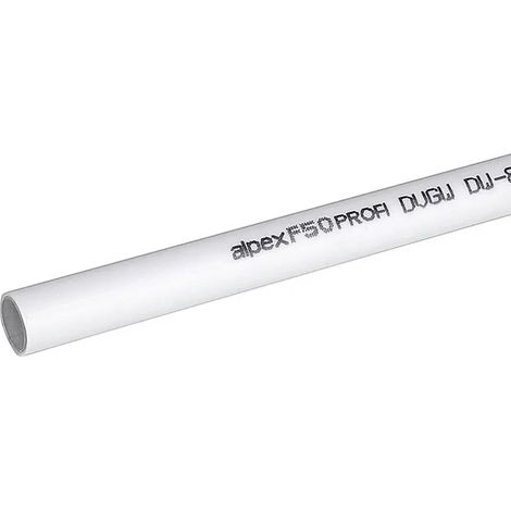 Fränkische Mehrschichtver. alpex F50 PROFI 32x3 weiß, VPE 4 Stangen je 5 m, 83532005