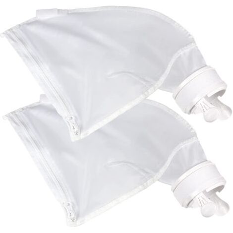 Sac pour Nettoyeur de Piscine pour Polaris 280480, Sacs à glissière en Nylon Blanc Tout Usage(2pk) (1/5)
