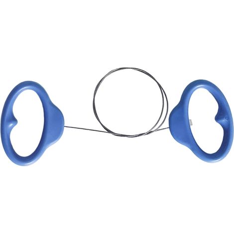 Filo per tagliare l'argilla, manico - Blu scuro