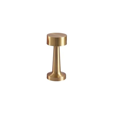Lampe de table rechargeable à barre tactile LED, couleur or, éclairage d'ambiance – (1/5)