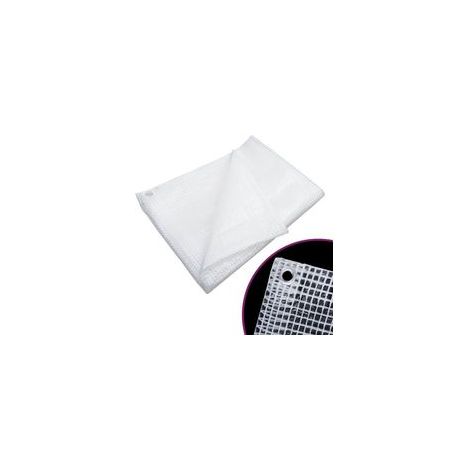 Bâche en gaze, 140 g/m², 2 x 3 m, blanche