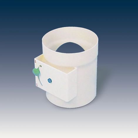 Registre manuel D 125 mm pour ventilateur centrifuge polypropylène CMP S&P (UNELVENT) 970714