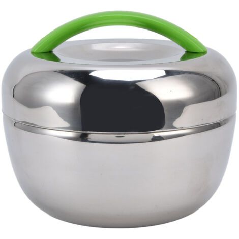 Contenitore termico per il pranzo da 1,0 litri in acciaio inox: portatile, a prova di perdite e dotato di tecnologia di isolamento avanzata, è la scelta ideale per studenti e impiegati, perfetto per m (1/5)