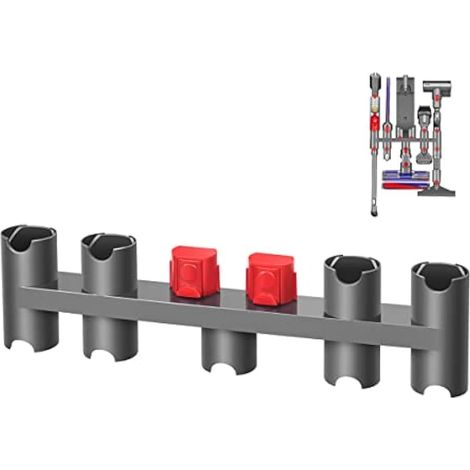 Accessoire de fixation murale Dyson V7 V8 V10 V11 V15 à 9 emplacements (1/4)