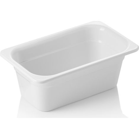 Bac GN 1/4 mélamine H 100 mm 2,8 ltr blanc GN 65 WHITE - Was Germany (1/2)