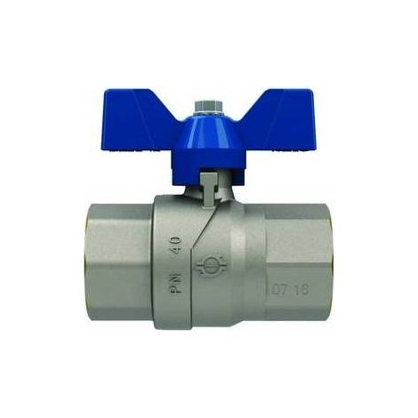 VALVOLA A SFERA P.T. CON FARFALLA EVOLUTION FEMMINA-FEMMINA Misura: 3/8"  DN 10  PN 50
