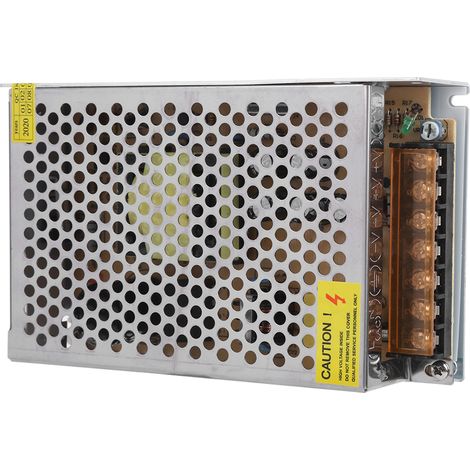 Transformateur LED 100W-500W, Alimentation 12V DC pour Éclairage Extérieur/Intérieur, 110-240V AC