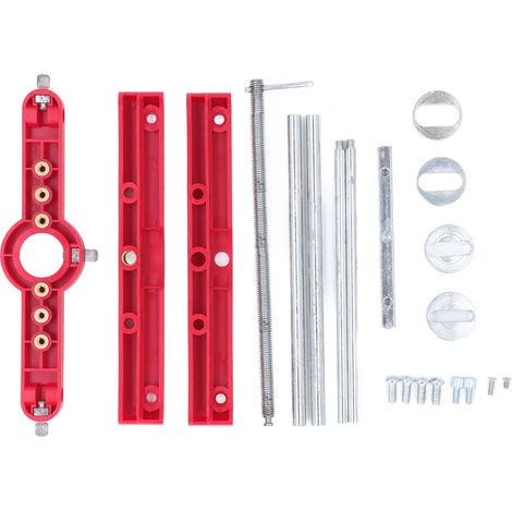 Mortise Tenon Jig Woodworking Self Centering Loose System Doweling Jig Kit Punch Locator