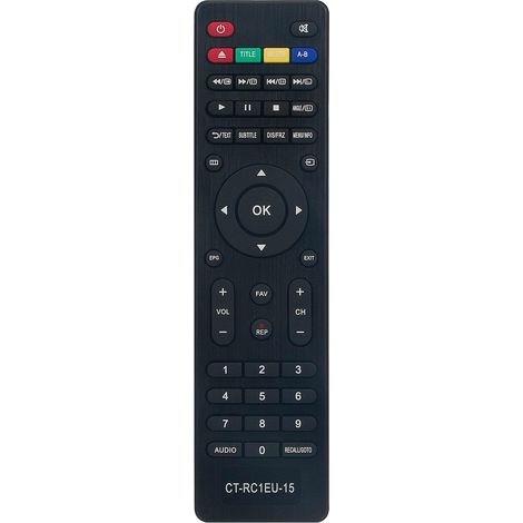 CT-RC1EU-15 CTRC1EU15 Télécommande Rechange pour Toshiba TV 32E1653DG 24E1533DG 42F1633DG