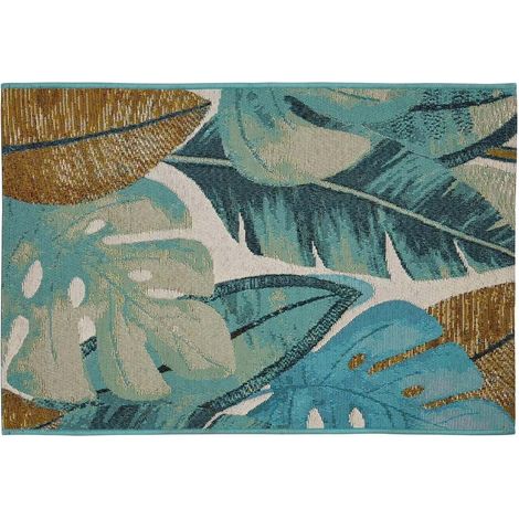 Tapis de Cuisine Antidérapant "Tropical" 60x90cm Multicolore (1/4)