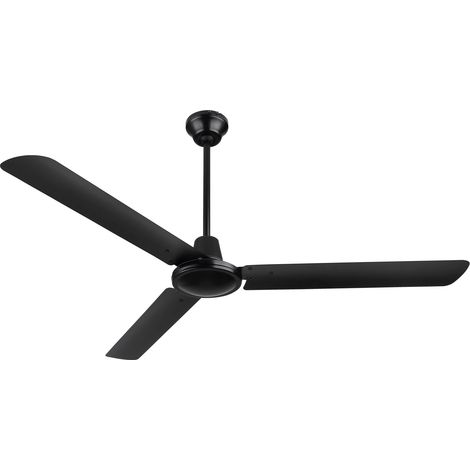 Ceiling Fan Ferro Black with Wall Control