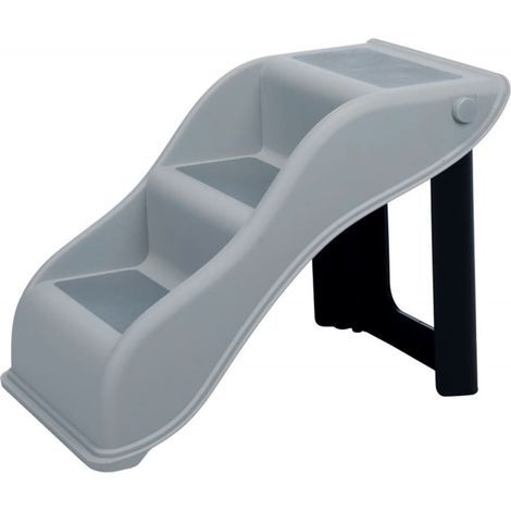 Escalier pliable pour chien – Dimensions 34 x 39 x 54 cm – Supporte jusqu'à 40 kg – Matériau plastique et TPR – Antidérapant – Trixie (1/5)
