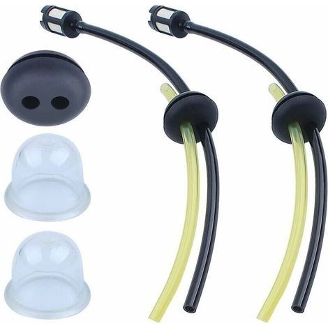 Tuyau Durite d\'Essence Kit pour Honda GX31 GX35 GX25 GX22 Debroussailleuse, Tuyaux Essence Universels + Filtre Carburant + Joints + Poire dAmorage Moteur Accessoires (1/4)