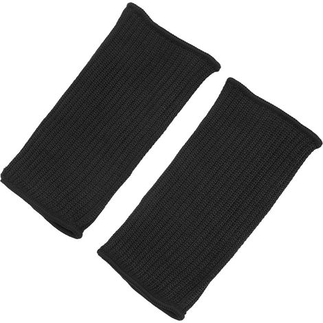 Sporttasche mit Armprotektoren aus Stahldraht, verstärkt mit Metalldraht, Handgelenkprotektoren der Stufe 5, schnittfesten schwarzen Handgelenkprotektoren, hochfestem Polyestergemisch. (1/5)
