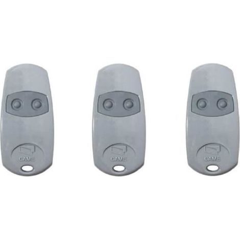 Télécommande - CAME - TOP432EE - Lot de 3 - 2 canaux - 433,92 MHz - Piles incluses