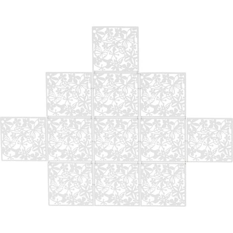Separadores de ambientes, material resistente, diseño personalizable, blanco. (1/2)