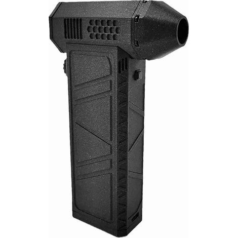 Powerful 180W Turbo Fan, Rechargeable with 18650 Batteries – Black, Instant Start (1/5)