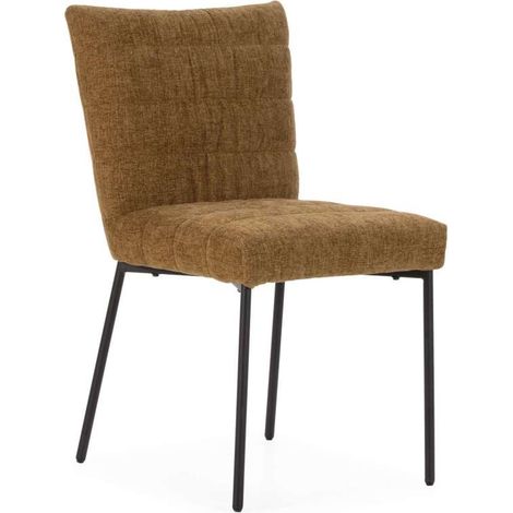Pack de 4 sillas md-Soledad tapizado textil teja, 86cm(alto) 48cm(ancho) 59.5cm(largo) (1/5)