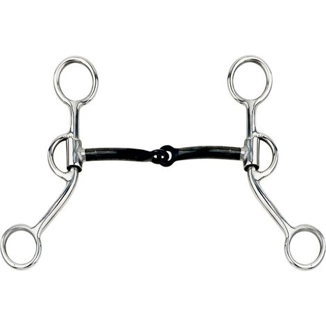 Morso western snodato in acciaio inox e ferro pieno 9 mm