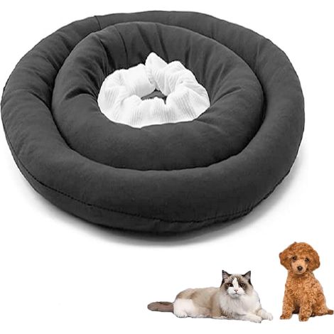 Alternative à la collerette pour chien après une intervention chirurgicale : collerette souple pour chiens de petite, moyenne et grande taille, ajustable et imperméable, pour chiens et chats, protecti (1/4)