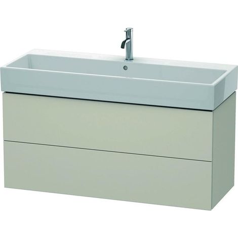Duravit L-Cube Waschtischunterbau wandhängend, 2 Schubkästen, (1/5)