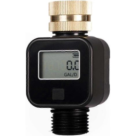 Robuster Wasserzähler mit Messinggewinde, wasserdicht nach IPX6, präziser Durchflussmesser für Rohrleitungen, feuchtigkeitsbeständig, für Industrie und Haushalt, hohe Zuverlässigkeit. (1/5)