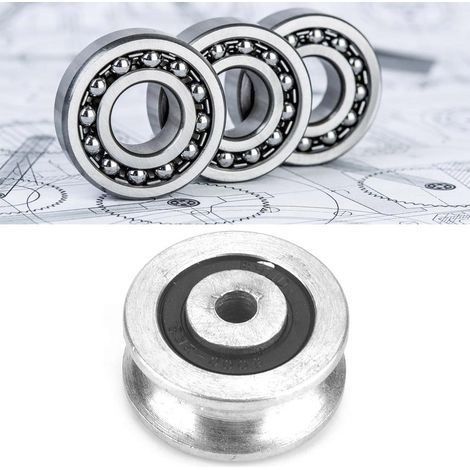 Roue de guidage de câble métallique à roulement haute résistance pour poulie (32 mm) (1/5)
