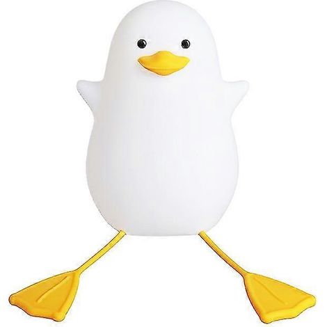Veilleuse canard mignonne, cadeau pour femmes, adolescentes et bébés, veilleuse pour chambre d'enfant, veilleuse mouette de Noël en silicone pour enfants et tout-petits (1/5)