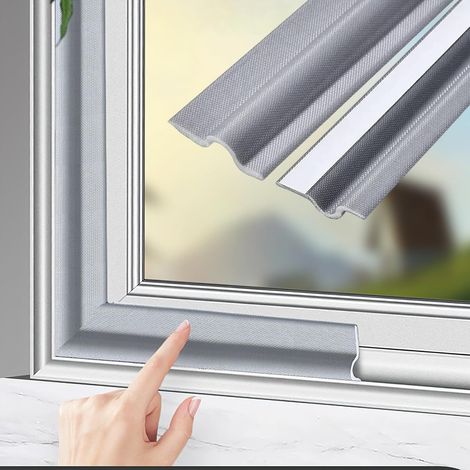 Joint Isolation Ruban D'Étanchéité pour Porte Et Fenêtre  Isolant Fenetre Anti Froid Fenetres, Anti Courant D'Air Fenetres pour Le Bruit & L'Humidité, Anti-Poussière (1/5)