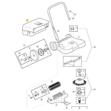 SACCO SWP 475 ORIGINALE STIGA - 118820858/0