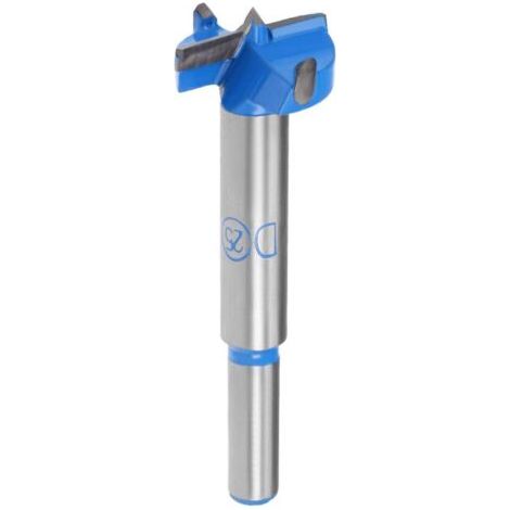 Forstner Forets 25 mm, ouvre-tarière en carbure de tungstène pour scie cloche à bois, perçage de trous de charnière pour le travail du bois (bleu, gris)