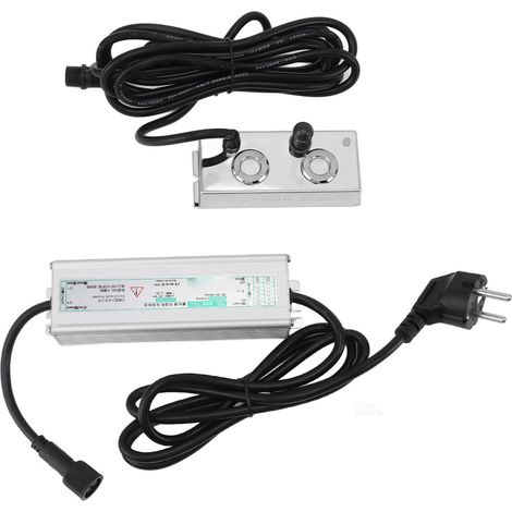 Générateur de Brouillard Ultrasonique en Acier Inoxydable pour Serres, Jardins et Bassins, 100‑240V AC avec Prise UE (1/5)