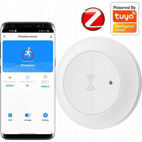Sensor de microondas RTX ZigBee TUYA Smart 230V Sensor de presencia de montaje en superficie (1/5)