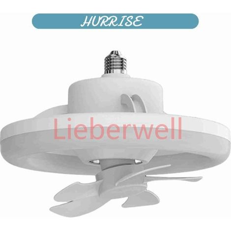 Ventilateur de plafond avec lumière et télécommande, conception à profil bas avec moteur silencieux à 3 vitesses pour petites (1/4)