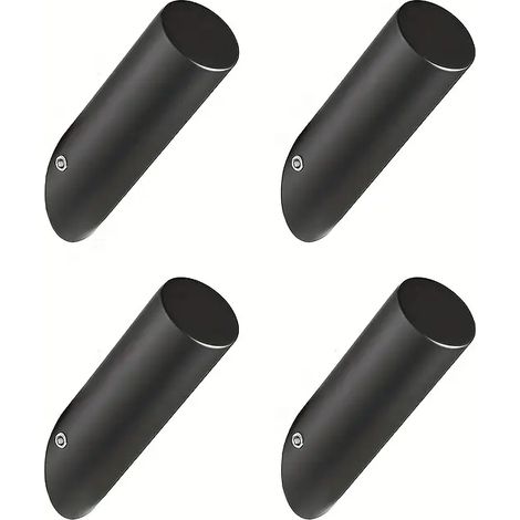 Juego de 4 ganchos de acero inoxidable  Instalación sin taladrar  Almacenamiento moderno y minimalista para ropa, sombreros y toallas  Ideal para baños y recibidores (1/5)