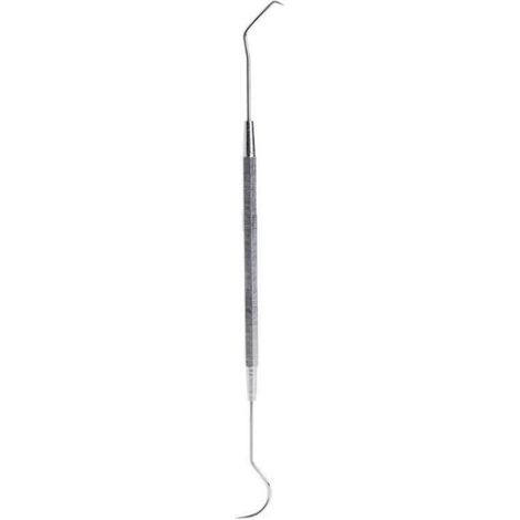 Instruments dentaires en acier inoxydable, endoscope dentaire, sonde pour éliminer les caries, la plaque dentaire et le tartre. (1/2)