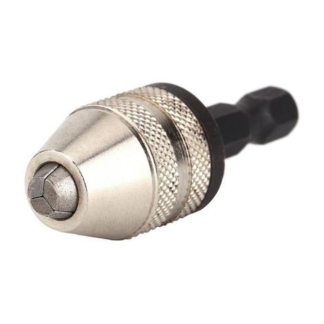 Schnellwechseladapter für Bohrfutter und Akkuschrauber (1/4 Zoll Sechskantschaft) mit Pfeilspitzen-Werkzeug (1 Stück)