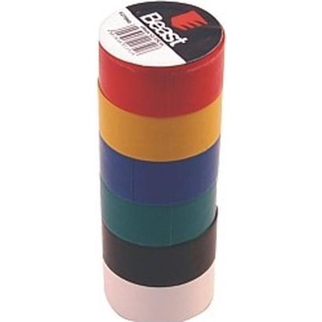 Jeu de Rouleaux Isolants 19mm x 5m - 6 Rouleaux - Color Mix - Isolation Efficace et Pratique - Beast (1/5)