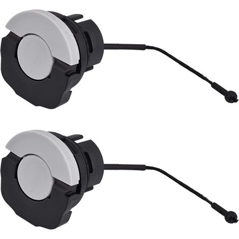 2 Pièces Huile Carburant Bouchon De Remplissage Réservoir Essence, Gaz Carburant Huile Essence Diesel Bouchon Réservoir Pour MS250, Pour Taille-Haie élagueuse Tondeuse à Gazon(Bouchon Huile) (1/5)