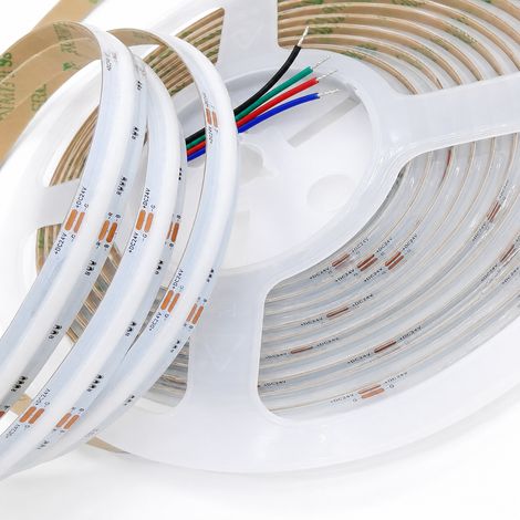 Ruban LED COB RGB 24V 14W/m IP20 576LED/m - SILUMEN (1/3)