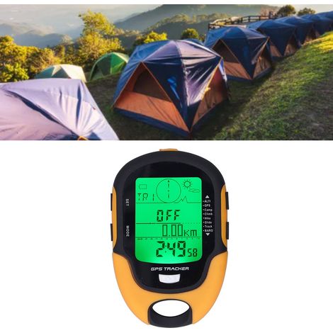 Altimètre électronique multifonctionnel, GPS, numérique, étanche, alerte d'altitude, boussole, chronomètre, baromètre sportif, prévisions météo, podomètre (1/5)