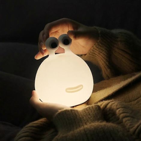 1 pièce famille enfants veilleuse USB charge lumière, ABS + PC allaitement lumière de chevet, veilleuse chambre silicone Paip lumière de décompression (1/5)