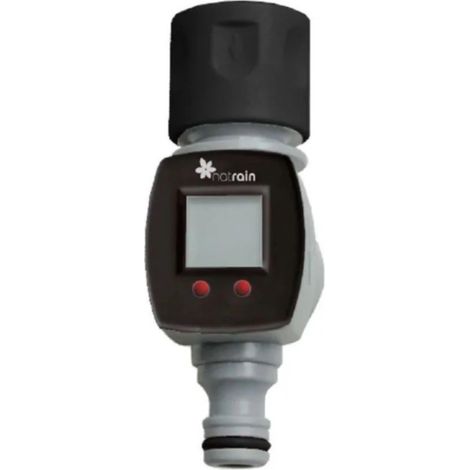 Compteur d'eau pour robinet Connexion rapide Mesure le débit d'eau dans le système d'irrigation (1/5)