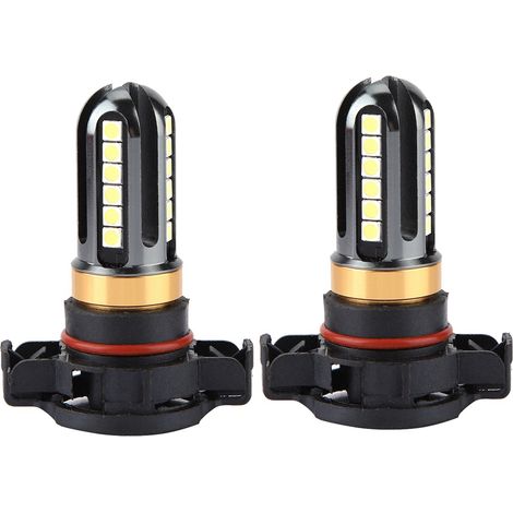 2 ampoules LED universelles 3030 24SMD 6000K blanches pour feux antibrouillard de voiture-AquaForge (1/5)