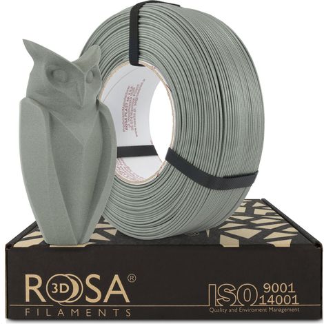 Filamento di ricarica per stampa 3D PLA-CF grigio pietra opaco (1 kg / 1,75 mm) (1/5)