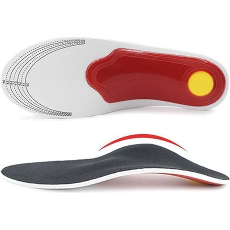 Semelles orthopédiques noir – S-Sems – modèle ergonomique en mousse à mémoire de forme, taille unique