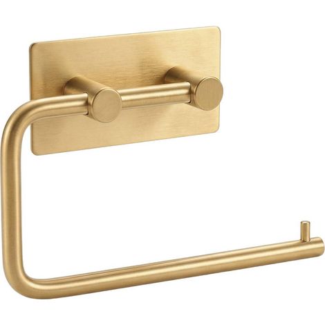 Portarollos de papel higiénico de metal 3m sticker - dorado - Tendance (1/4)