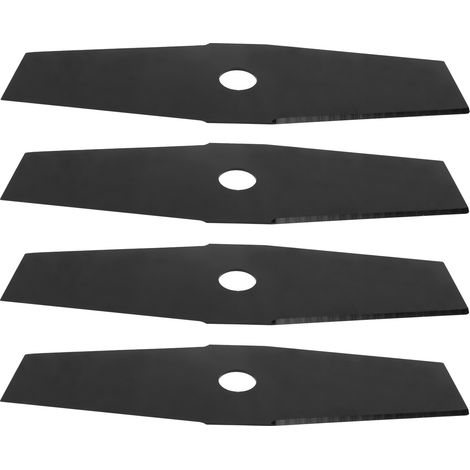 Lames de tondeuse/débroussailleuse 4 x 12 pouces, lames de scie noires pour coupe-bordures, accessoires (1/5)